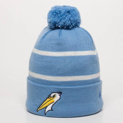 MYRTLE BEACH PELICANS OUTDOOR CAP CAROLINA BLUE KNIT CAP