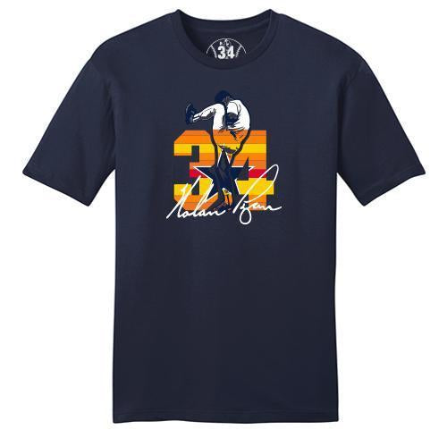 Round Rock Express Nolan Ryan Foundation Navy Sunrise Tee