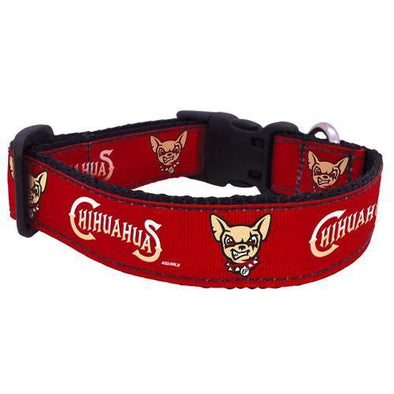 El Paso Chihuahuas DOG COLLAR WITH HEAD AND WORDMARK LOGO