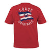 Greenville Drive Coast Red Original Flag Tee