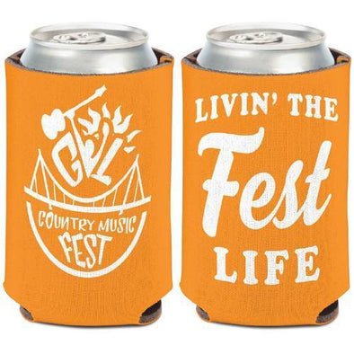 Greenville Drive CMF Fest Orange Can Cooler