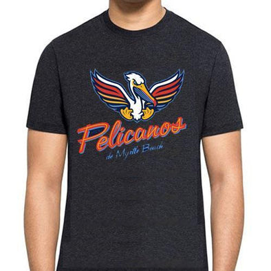 Myrtle Beach Pelicans COPA 47BRAND PELICANOS DE MYRTLE BEACH NAVY CLUB TEE