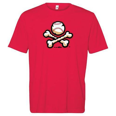 El Paso Chihuahuas TEE- CROSSBONES RED DRI-FIT YTH