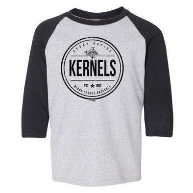 Cedar Rapids Kernels Adult 3/4 Sleeve Vintage T