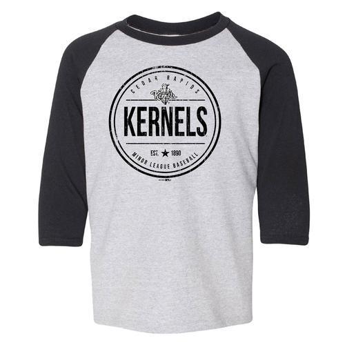 Cedar Rapids Kernels Adult 3/4 Sleeve Vintage T