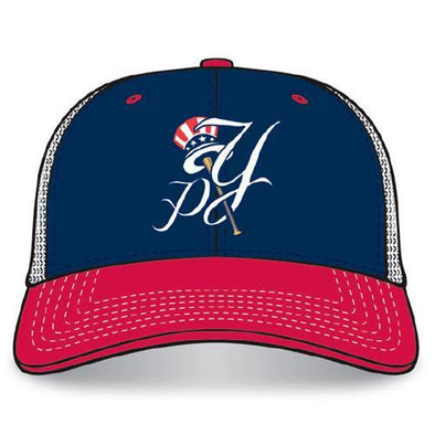 Pulaski Yankees Red/White/Blue Mesh Hat