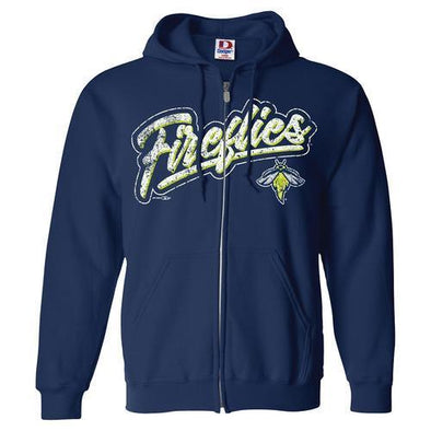 Columbia Fireflies Youth Navy Discipline Full Zip Hoodie