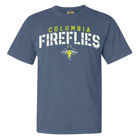 Columbia Fireflies Adult Blue Jean Hand Tee