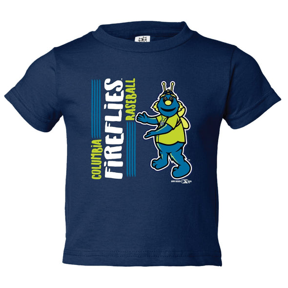 Columbia Fireflies Infant Navy Mailing Tee