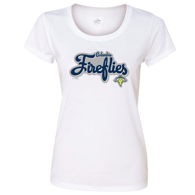 Columbia Fireflies Women's White Wink Tee