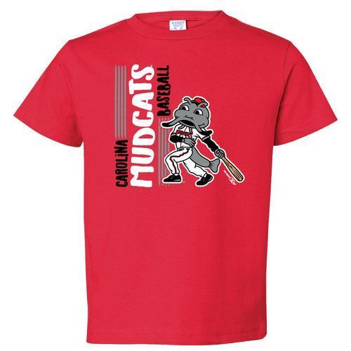 Carolina Mudcats Toddler Red Mailing Tee