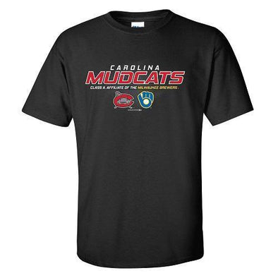 Carolina Mudcats Black Save Affiliate Tee