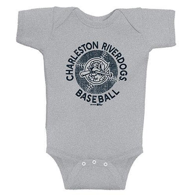 Charleston RiverDogs Infant Onesie Gray
