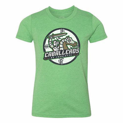 Charlotte Caballeros Youth Primary Ball Tee