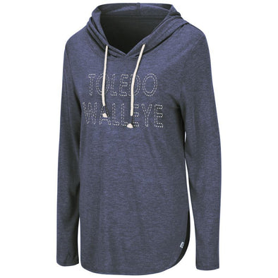 Toledo Walleye Callamezzo Ladies Long Sleeve Hooded T-shirt