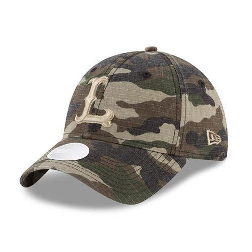 Lowell Spinners New Era Women's Preferred Pick Camo 9Twenty Cap