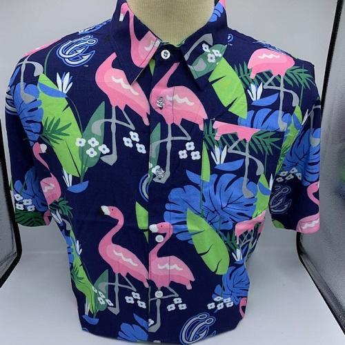 Hawaiian Camp Flamingo Shirt