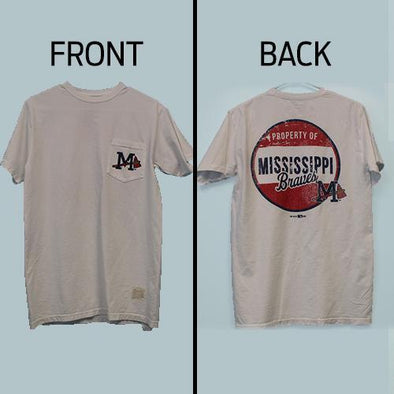 Mississippi Braves Cap Logo LC FB Pckt Tee