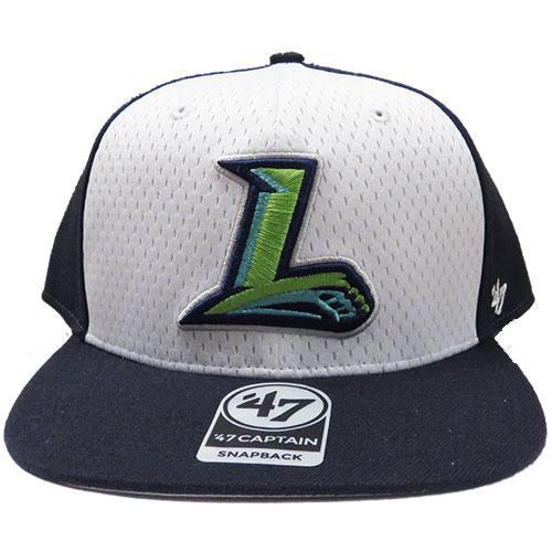 Lynchburg Hillcats Captain Navy & White Mesh Snapback Cap