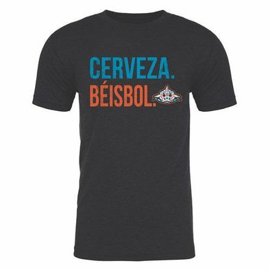 Carolina Mudcats Black Cerveza Beisbol Tee