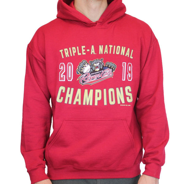 CHAMP PRIMARY HOODIE CARDINAL, SACRAMENTO RIVER CATS