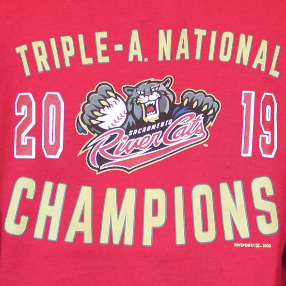 CHAMP PRIMARY HOODIE CARDINAL, SACRAMENTO RIVER CATS