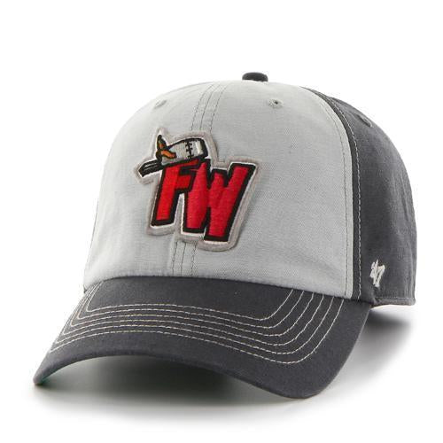 Fort Wayne TinCaps Charcoal McGraw Clean Up Cap