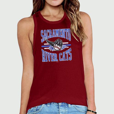 CLAW MUSCLE TANK - LADIES, SACRAMENTO RIVER CATS