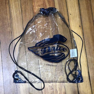 Greenville Drive BWM Clear Drawstring BackPack