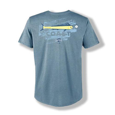 Greenville Drive Coast Cobranded Blue Mahi Mahi Bat Tee