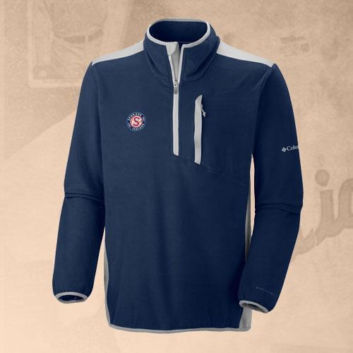 Spokane Indians Columbia Crosslite Navy Logo Fleece