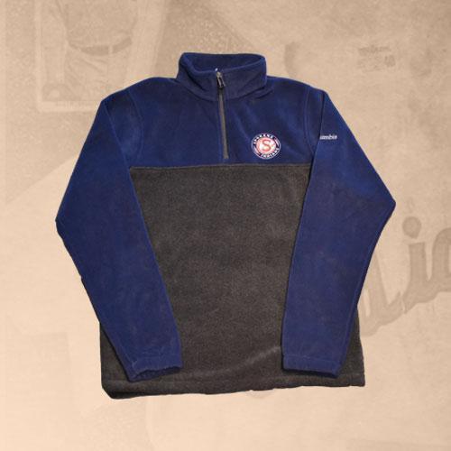 Spokane Indians Columbia Flanker 1/2 Zip Navy Fleece