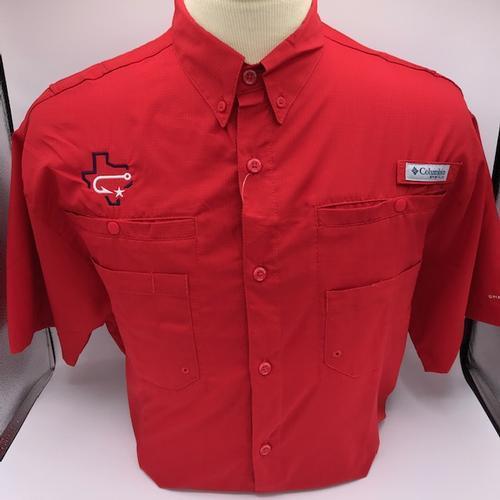 Columbia - Fishing Shirt - Tamiami - Fauxback - Red