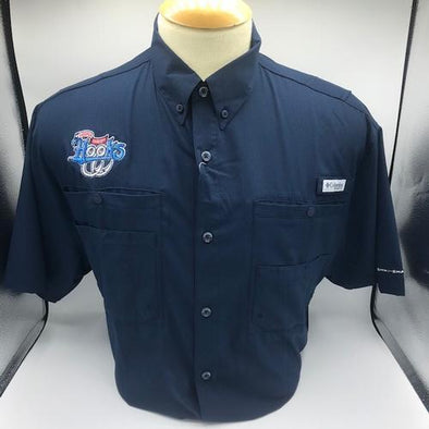 Columbia - Fishing Shirt - Tamiami - Primary Logo - Navy