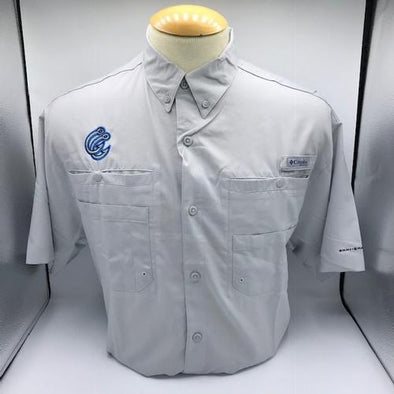 Columbia - Fishing Shirt - Tamiami- Road Logo - Grey