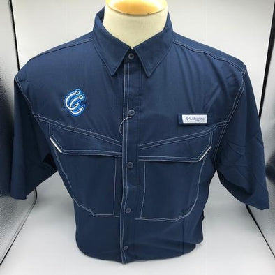Columbia - Fishing Shirt - Low Drag - Road Logo - Navy