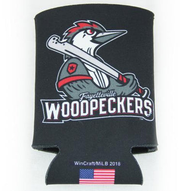 Fayetteville Woodpeckers Wincraft Can Cooler Black