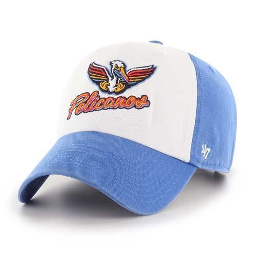 Myrtle Beach Pelicans COPA 47BRAND PELICANOS DE MYRTLE BEACH WORDMARK ADJUSTABLE CLEANUP