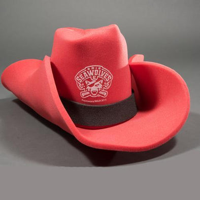 Erie SeaWolves Foam Cowboy Hat - Red