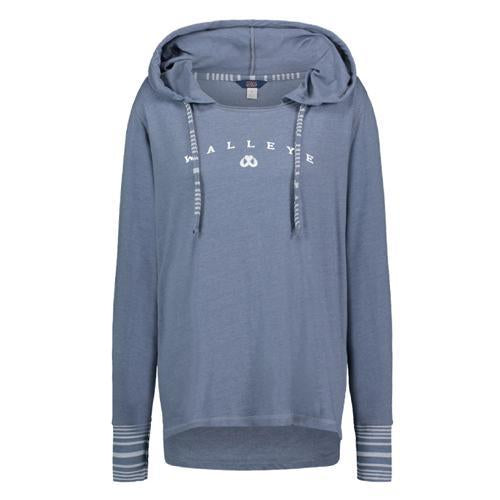 Toledo Walleye Crane Serenity Ladies Hooded T