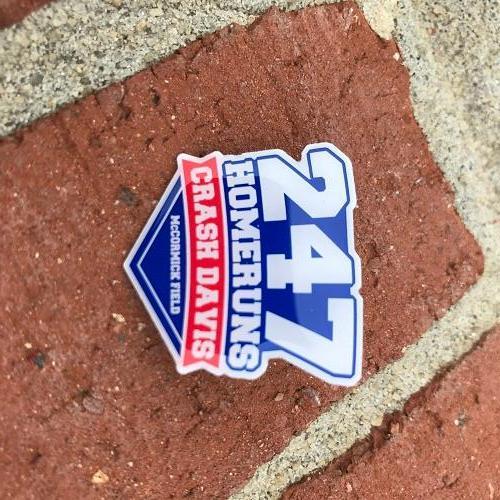 Asheville Tourists Crash Davis Lapel Pin