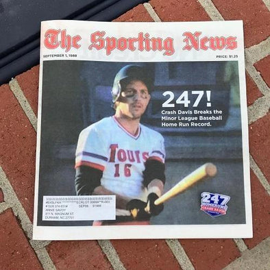 Asheville Tourists Crash Davis Program & Pin