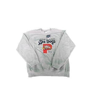 Portland Sea Dogs Logo Crew Sweatshirt- Youth