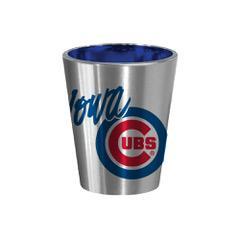 Iowa Cubs Silver/Blue Shot Glass