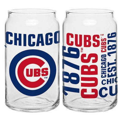 Chicago Cubs Spirit Glass Can