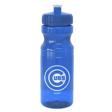 Chicago Cubs Squeeze Water Bottle, Royal