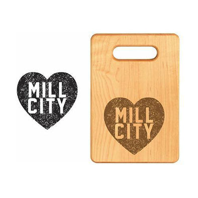 Lowell Spinners Mill City Heart Cutting Board