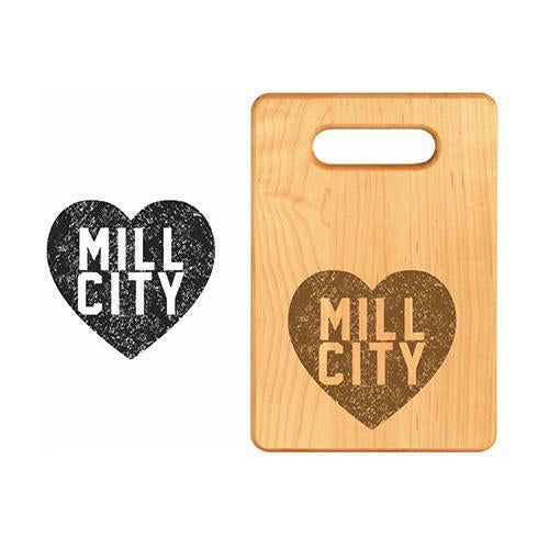 Lowell Spinners Mill City Heart Cutting Board