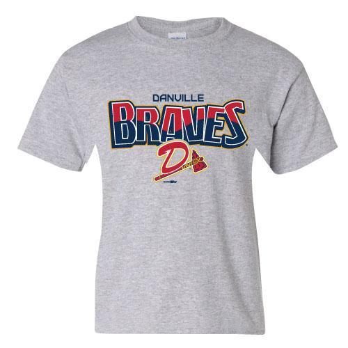 Danville Braves Youth Company Shirt - Gray