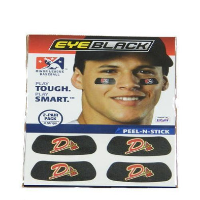 Danville Braves "D" Logo EyeBlack 2-Pair Pack